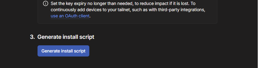 https://login.tailscale.com/admin/machines/new-linux